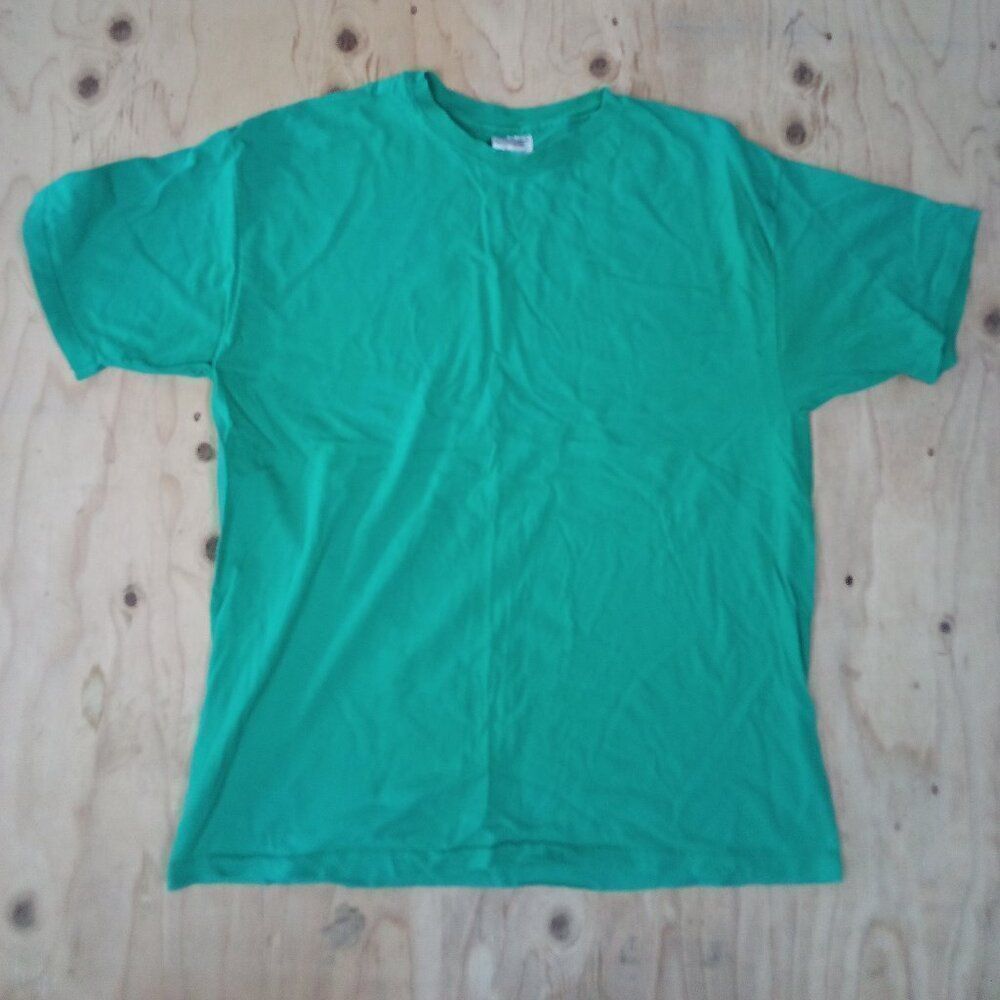 Vintage Champion Blank T-Shirt Green